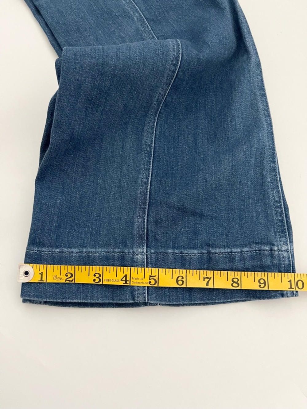 Anthropologie Pilcro & Letterpress High Rise Sailor Button Bell Flare Jeans 27 - Picture 9 of 9